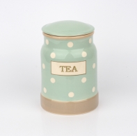 Keramická dóza na čaj CREAM AND COUNTRY 14,5cm