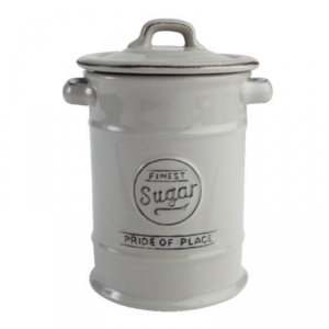 Keramická dóza na cukr Pride of Place šedá