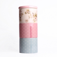 Keramická dóza na kávu / čaj / cukr Rose 29,5x13cm