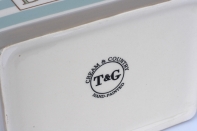 Keramická dóza na máslo CREAM AND COUNTRY 12,5x9x7cm