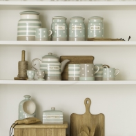 Keramická dóza na máslo CREAM AND COUNTRY 12,5x9x7cm