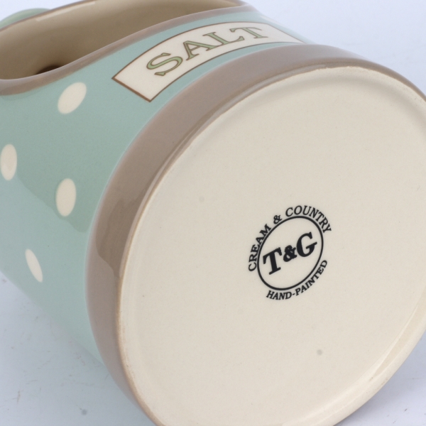 Keramická dóza na sůl Cream AND Country 12cm