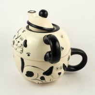 Keramická konvička na čaj 300 + 300ml