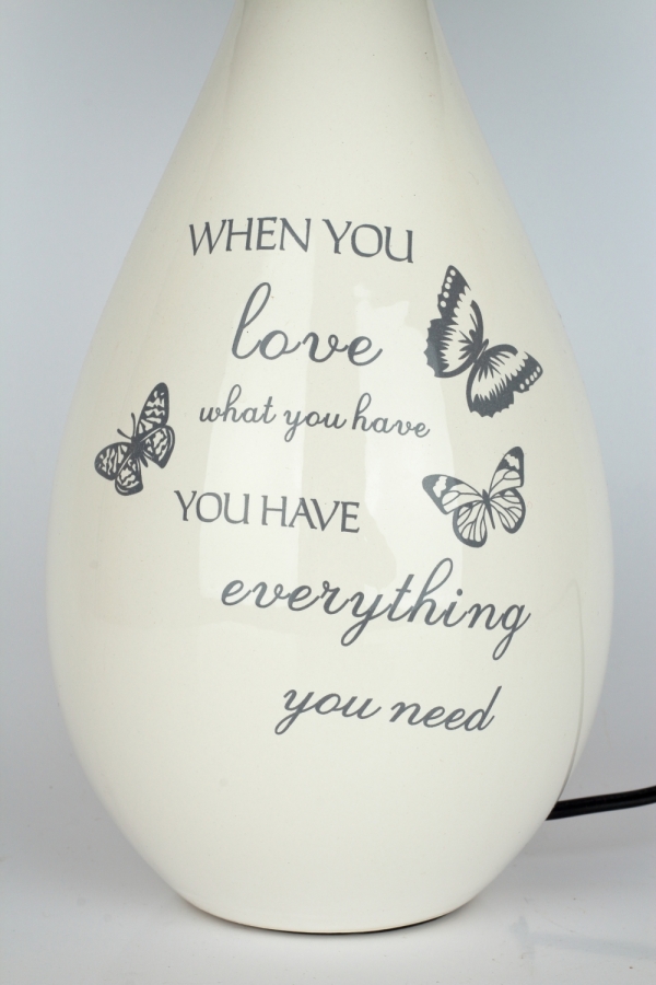 Keramická lampa s cylindrem 47cm