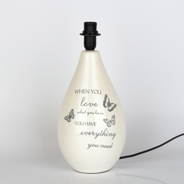 Keramická lampa s cylindrem 47cm