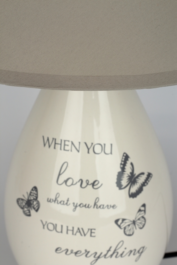 Keramická lampa s cylindrem 47cm