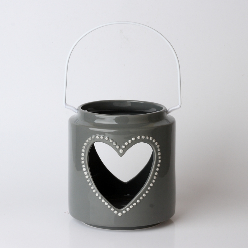 Keramická lucerna na čajovou svíčku 18cm