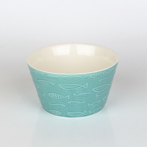 Keramická miska ryby tyrkys 570ml