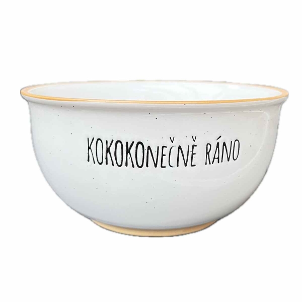 Keramická miska se slepičkou Venkovské ráno 550 ml