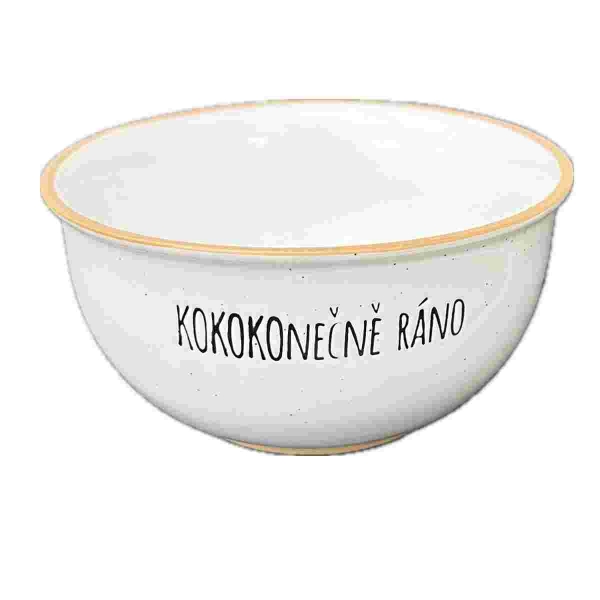 Keramická miska se slepičkou Venkovské ráno 550 ml