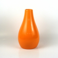 Keramická váza oranžová 22cm