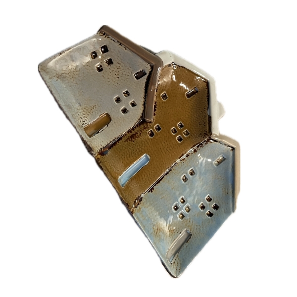 Keramické domečky - tácek na servírování 20 x 14 x 2 cm