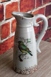 Keramické nádobí -  džbánek / váza modrá 30cm