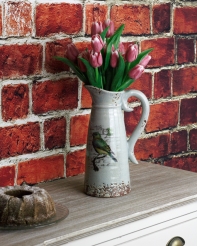 Keramické nádobí -  džbánek / váza modrá 30cm