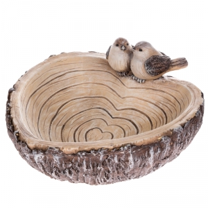 Keramické pítko pro ptáky srdce