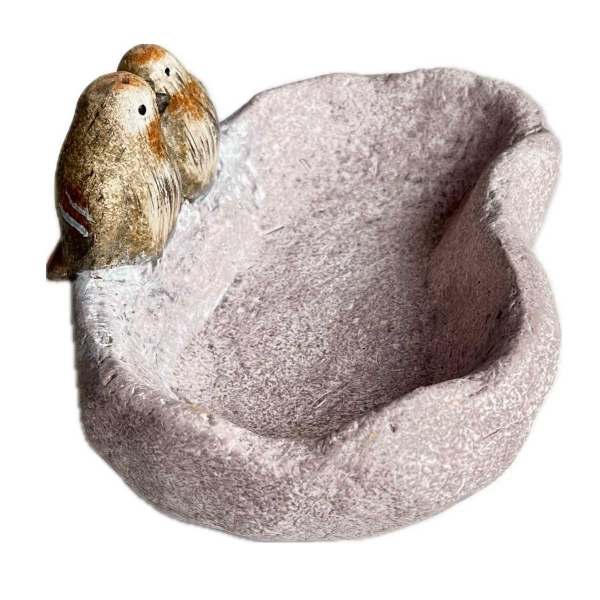 Keramické pítko pro ptáky Zamilovaní ptáčci 20,2 × 10,3 × 15,7 cm