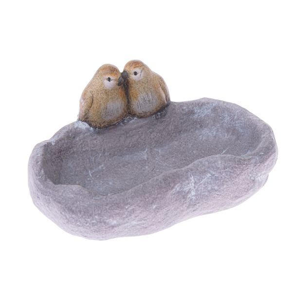 Keramické pítko pro ptáky Zamilovaní ptáčci 20,2 × 10,3 × 15,7 cm