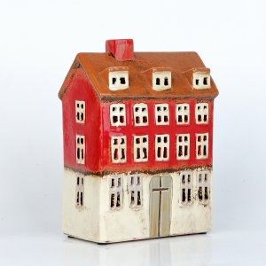 Keramické vánoční domečky 14x19x7,5cm C