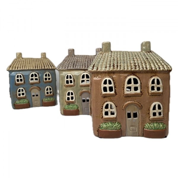 Keramický domeček B 17,5 x 20,5 x 10 cm