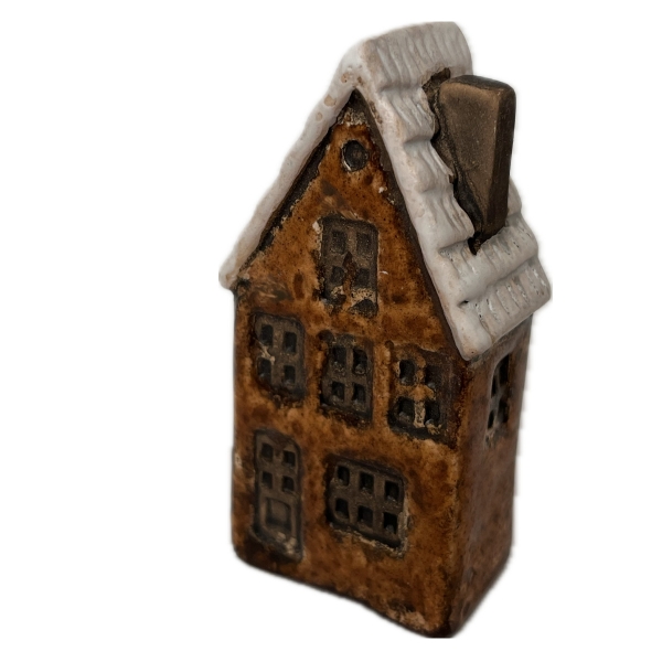Keramický domeček dekorace 4,5 x 3 x 10 cm Typ A