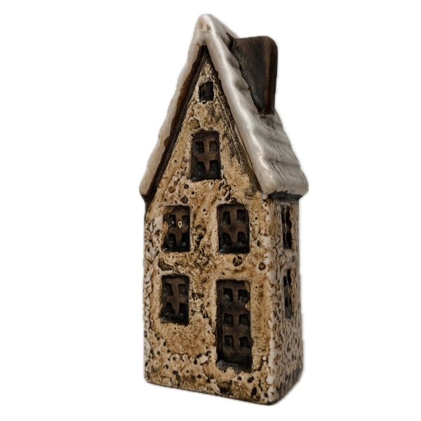 Keramický domeček dekorace 4,5 x 3 x 10 cm Typ B