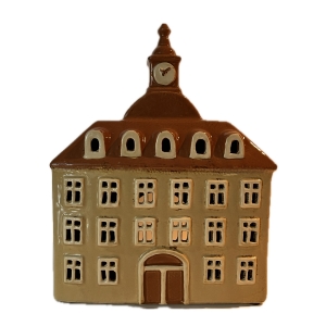 Keramický domeček na svíčku Radnice