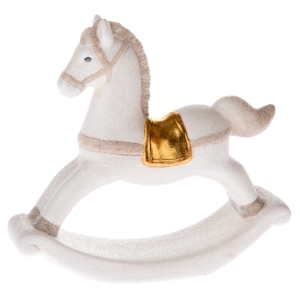 Keramický houpací koník 24x24cm