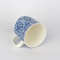 Keramický hrnek modré ornamenty 11x8,5x10cm 