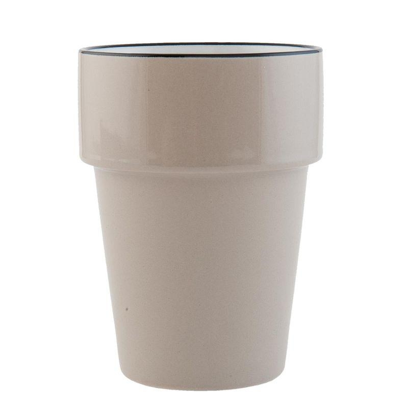 Keramický hrnek na čaj smaltovaný vzhled 0,25l