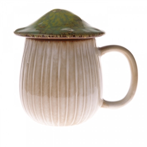 Keramický hrnek na kávu - s víčkem