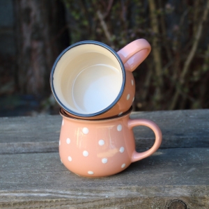 Keramický hrnek oranžový 230ml