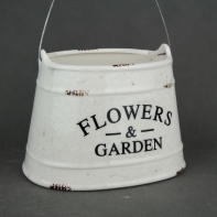 Keramický květináč Flowers-Garden oválný 