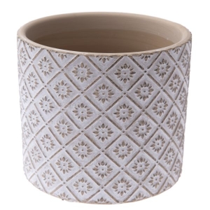 Keramický obal na květináč, průměr 12 cm