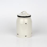 Keramický soudek na sádlo 10x16cm