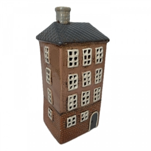 Keramický svícen domeček C 11 x 24,5 x 9,5 cm