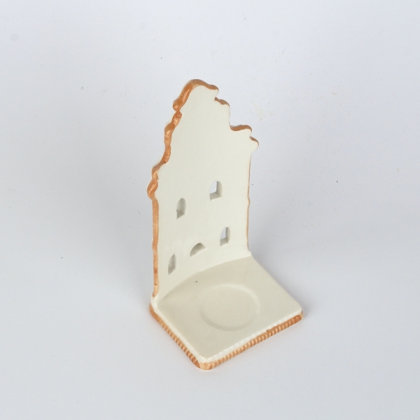 Keramický svícen kostelíček 11x18,5x9cm