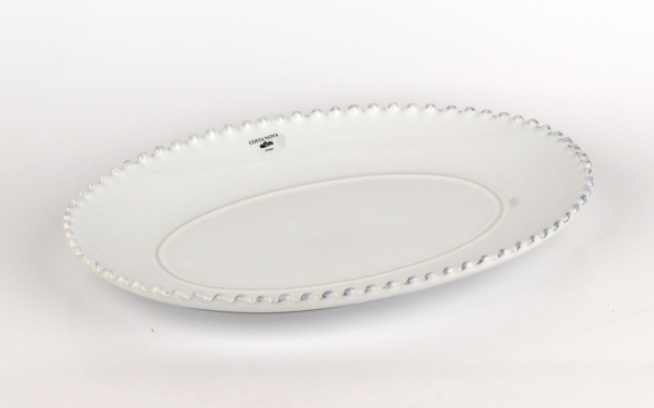 Keramický tác oválný Pearl 33cm