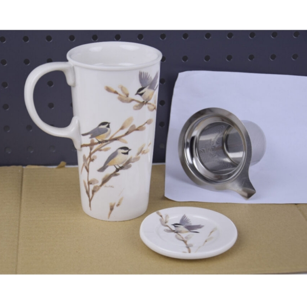 Keramický termohrnek se sítkem 500ml