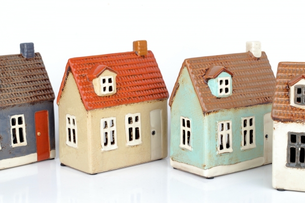 Keramický vánoční domeček 17x7x13cm