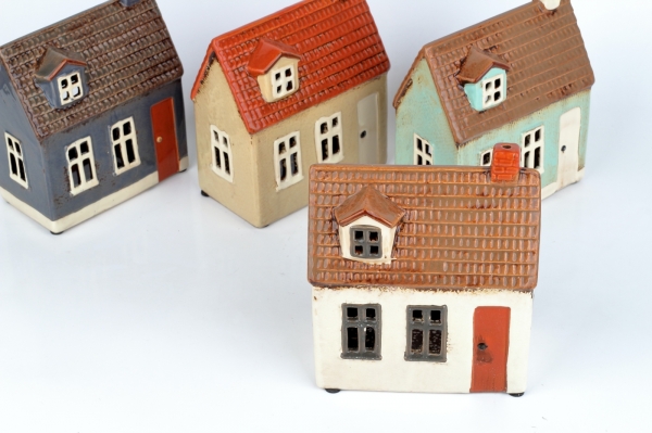 Keramický vánoční domeček 17x7x13cm