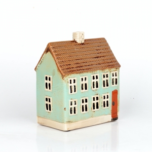 Keramický vánoční domeček 17x8x14cm