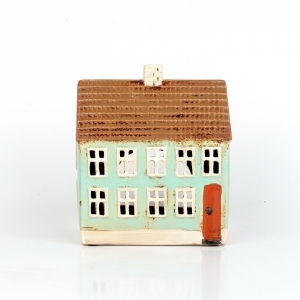 Keramický vánoční domeček - vyřazeno