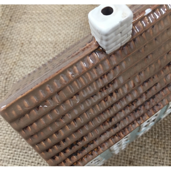 Keramický vánoční domeček - vyřazeno