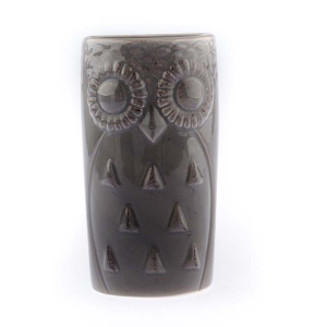 Keramický zvlhčovač vzduchu sova hnědá 8,5x17x3,6cm