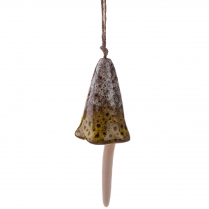 Keramický zvonek jedovatá houba