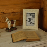 Klasický fotorámeček krémový 16,5x21cm