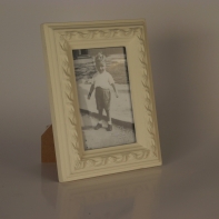 Klasický fotorámeček krémový 16,5x21cm