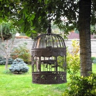 Klec pro ptáčka retro 41 cm