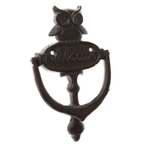 Klepadlo na dveře se sovou 10×16×2cm