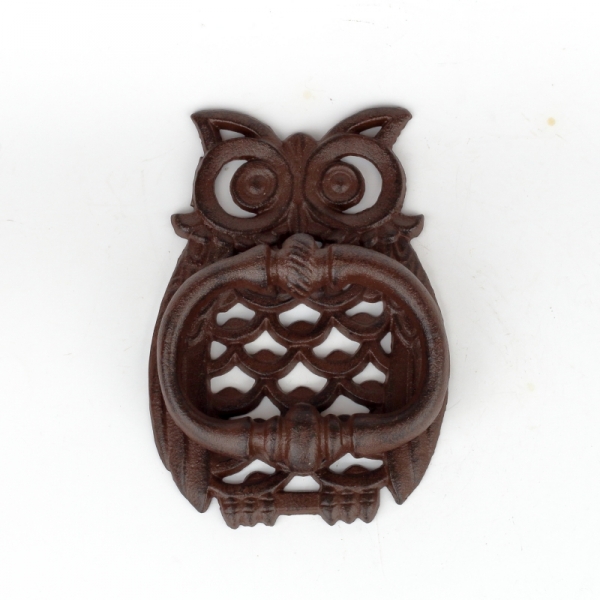 Klepadlo na dveře sova 13 x 18 cm